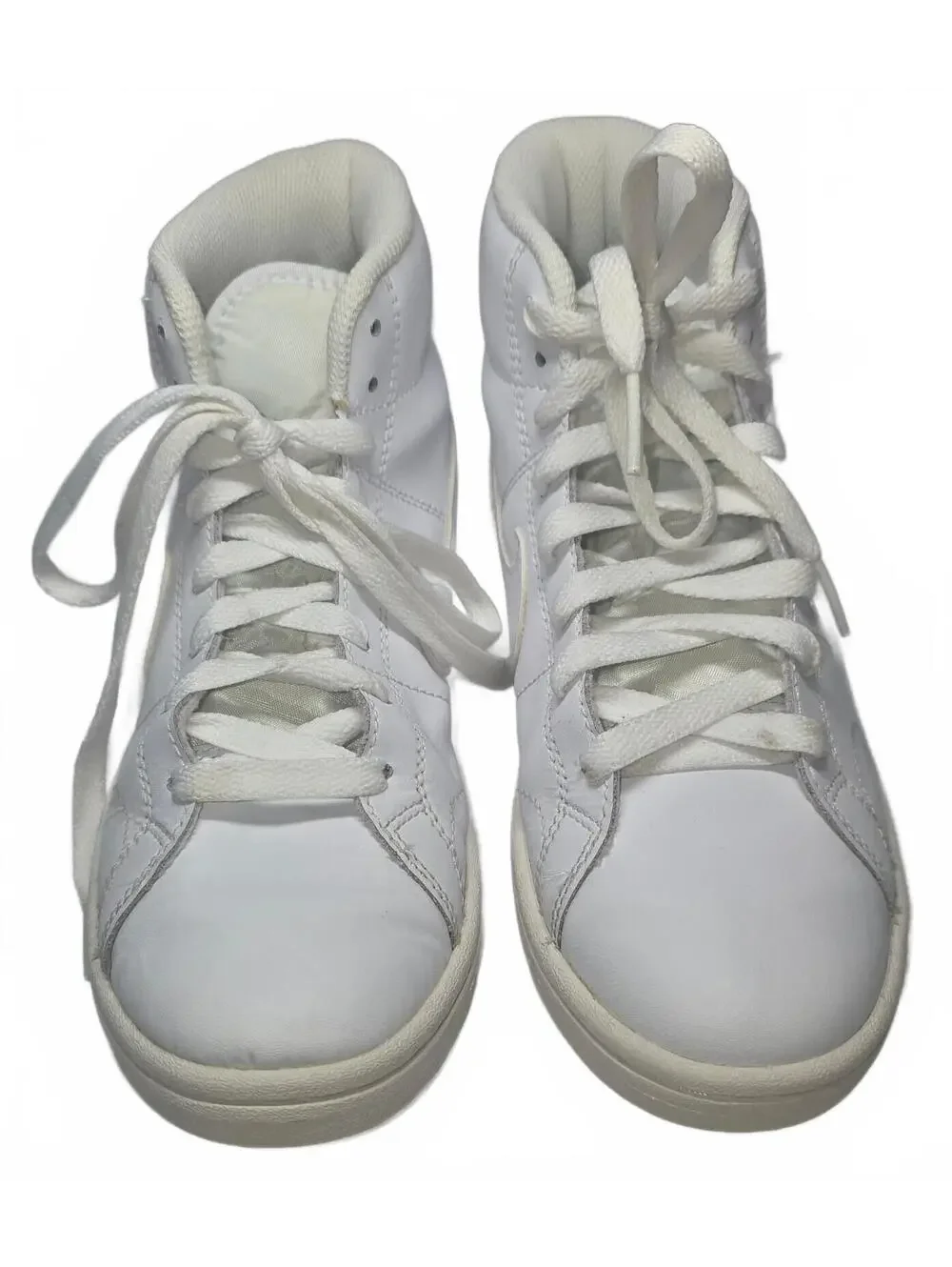 Nike White High-Top Court Royale 2 Mid Top Size US 7 Sneakers CT1725-100